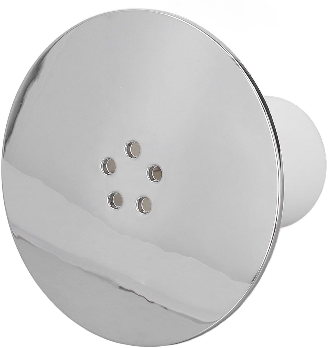 Dailygoods- Doucheafvoerafdekking 90 mm - Afvoergarnituur - Verchroomd - Eenvoudige installatie - Efficiënte waterafvoer - Verbeterd uiterlijk - Afvoerputje