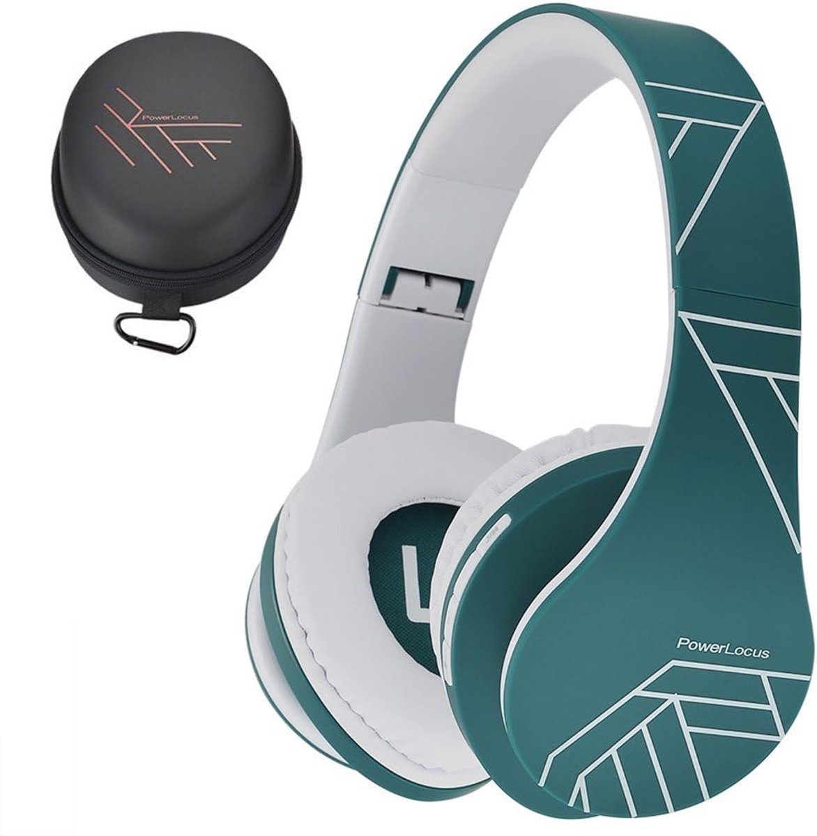 Thijox - Bluetooth Koptelefoons Over-Ear Draadloos Inklapbaar met Microfoon, Micro SD Slot, FM Radio, 15 uur Afspeeltijd, Marineblauw voor Smartphone,