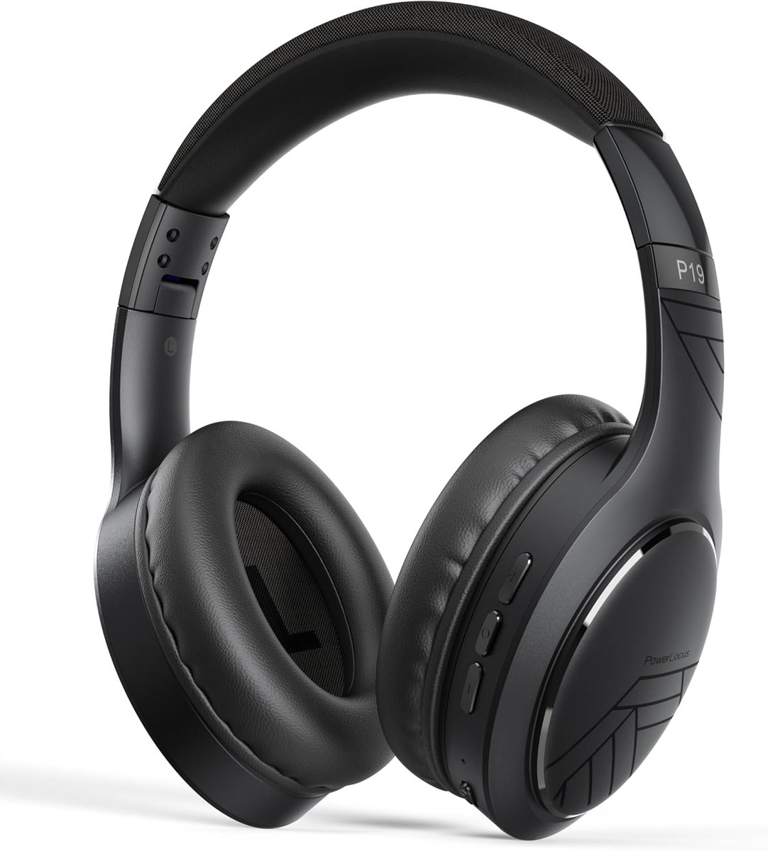 SnelShoppen - Bluetooth-hoofdtelefoon Over het Oor met Microfoon, Draadloze Hoofdtelefoon met 60 uur Speeltijd, 3 EQ-modi, Opvouwbare Hifi Stereo Hoof