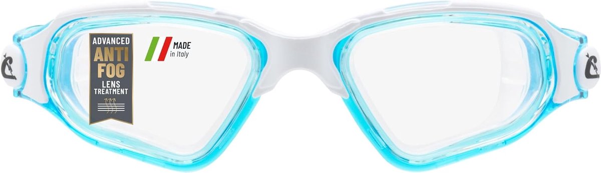 Thijox - Unisex CRESSI Clear Eyes Zwembril - Duikbril met heldere lenzen, verstelbare band, anti-fog, verschillende kleuren voor volwassenen en kinder