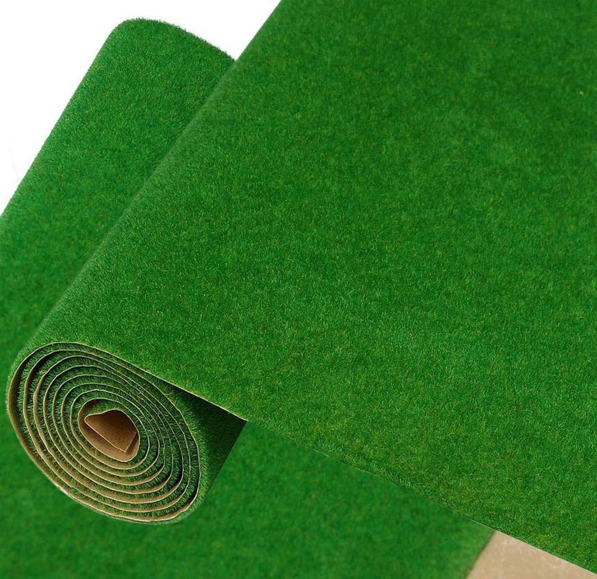 Dailygoods - Grastapijt 100 x 41 cm - Kunstgras voor modelspoor en landschapsmodellering