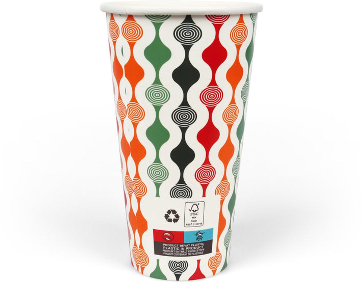 Milkshakebekers 500 ml (20 oz), karton 50 stuks