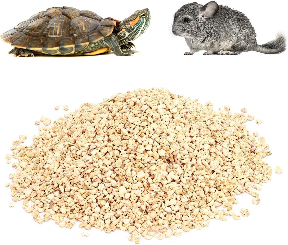 Natuurlijke Maïs Grondstoffen Dierenbedekking, Stofvrij en Comfortabel voor Konijnen, Hamsters en Chinchilla's