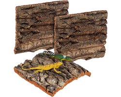 Kurk schors achtergronden voor reptielen tank - decoratieve klimwanden voor baardagaam en terraria