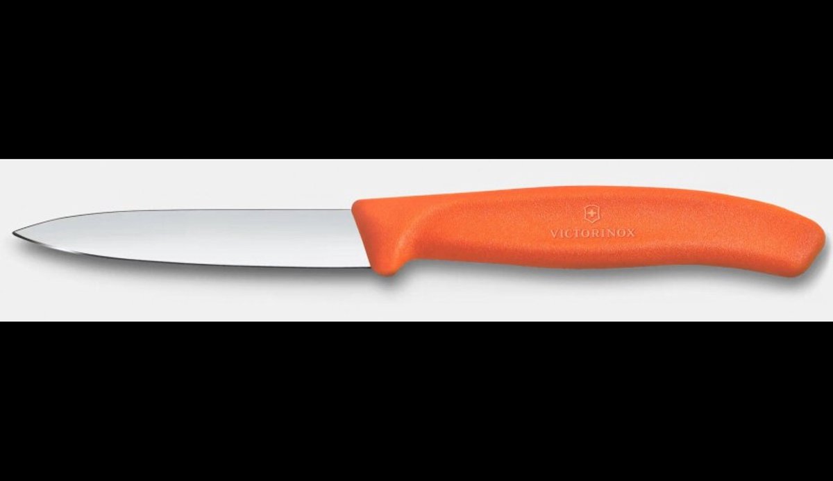 Victorinox Groente-/schilmesje Swiss Classic - Oranje - lemmet 8 cm