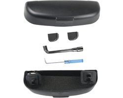 Autobrilhouder - Opbergbox - Veilig Opbergen - Automatische Sluiting - 22.9 x 8.1 x 5.2 cm - Zwart