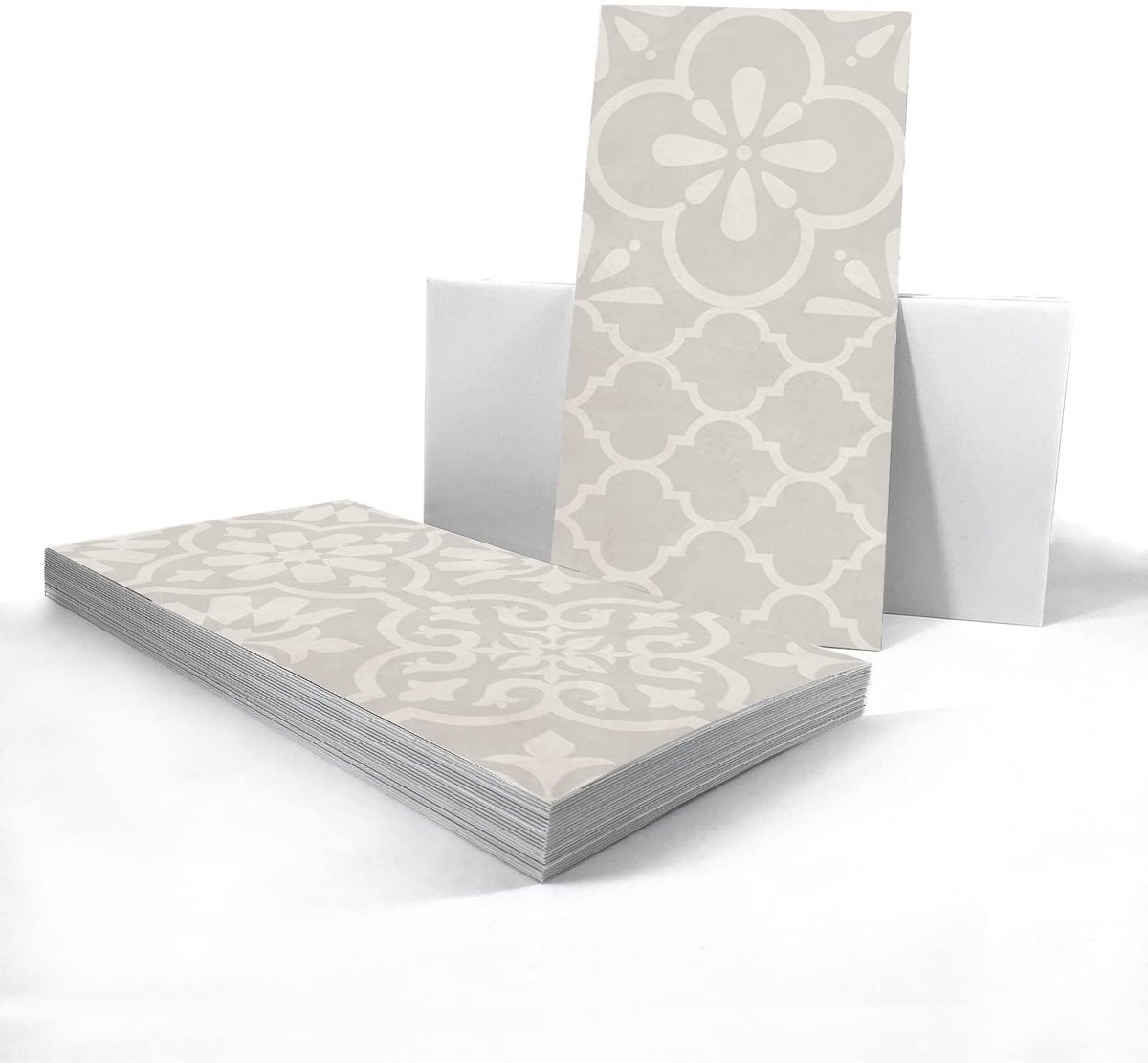 Dailygoods- Tegelsticker Antislip - Zelfklevende Tegels - PVC Vloerstickers - 30 x 15 cm - 24 Stuks Set - Milieuvriendelijk - Vloerbedekking