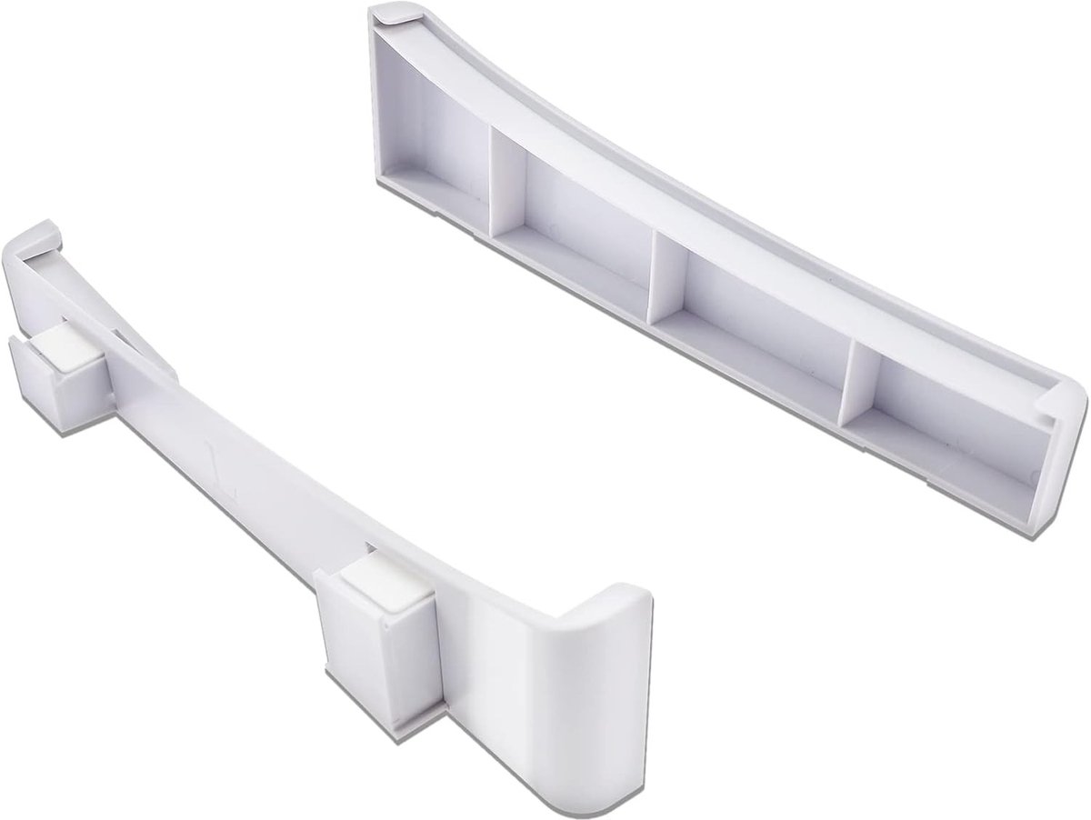 Set van 2 Horizontale Standaards voor PlayStation 5 - Basisstandhouder met Antislipmatten, Geschikt voor Disc en Digitale Consoles, Wit