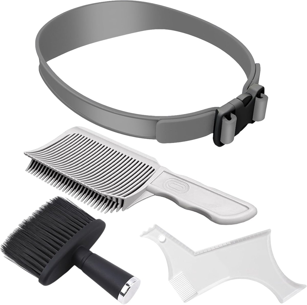 Haar knipkam set - Haar knipband - Fading gids - Eenvoudig gebruik voor perfecte kapsels - ShopVlot