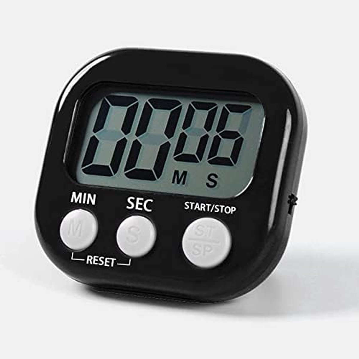 Thijox - Digitale Keukentimer met Magnetische Achterstandaard, Multifunctionele Tel- en Aftelklok voor Bakken, Studie, Training en Koken met Luid Alar