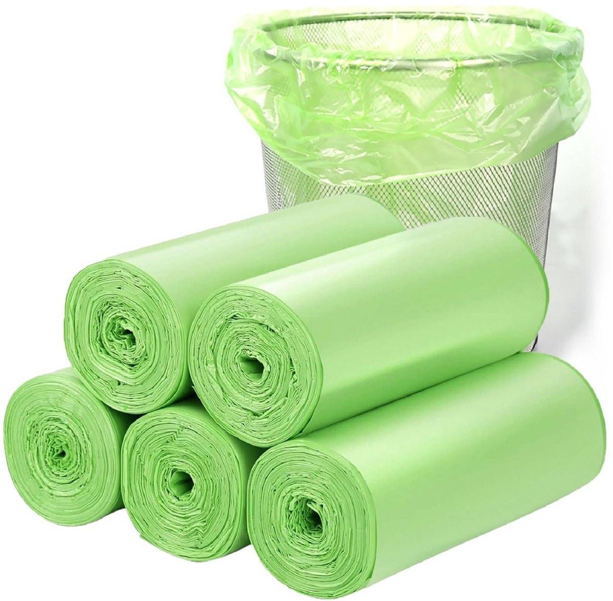 Dailygoods- Afvalzakken Biologisch Afbreekbaar - 50x60 cm - 200 Stuks - Composteerbaar - Duurzaam - Milieuvriendelijk - Biodegradable Zakken