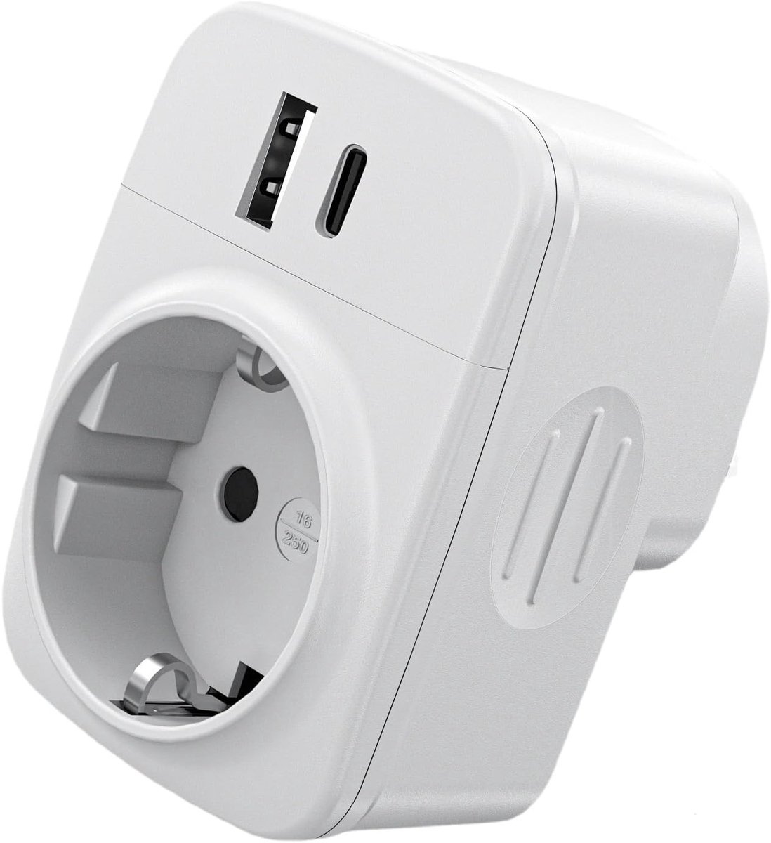 Thijox - Reisadapter type G - Universele Reisadapter voor UK en Ierland, Compact en Lichtgewicht, Ideaal voor Vakanties, Camping en Zakenreizen