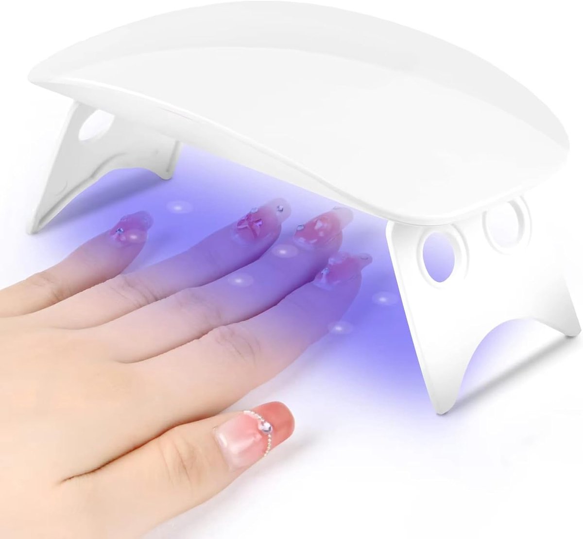 Thijox - UV Lamp Gelnagels Nageldroger - Professionele Nagel Lamp Gel Nagellak LED - Compact en Efficiënt voor Thuis en Onderweg - Ideaal voor Gellak