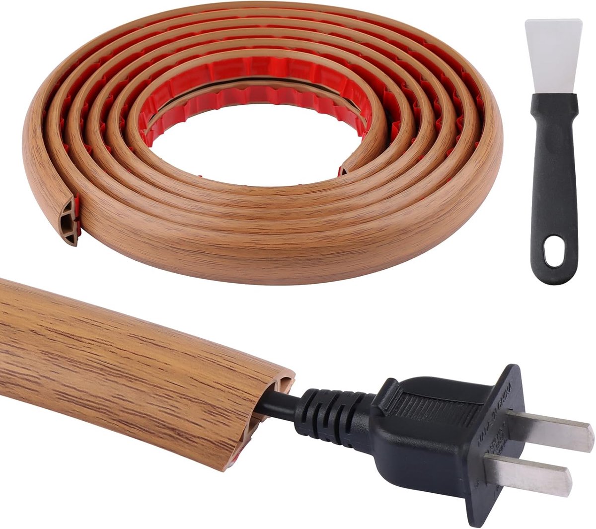 Dailygoods - Flexibele Kabelgoot met Zelfklevende Bodem voor Kabelbescherming