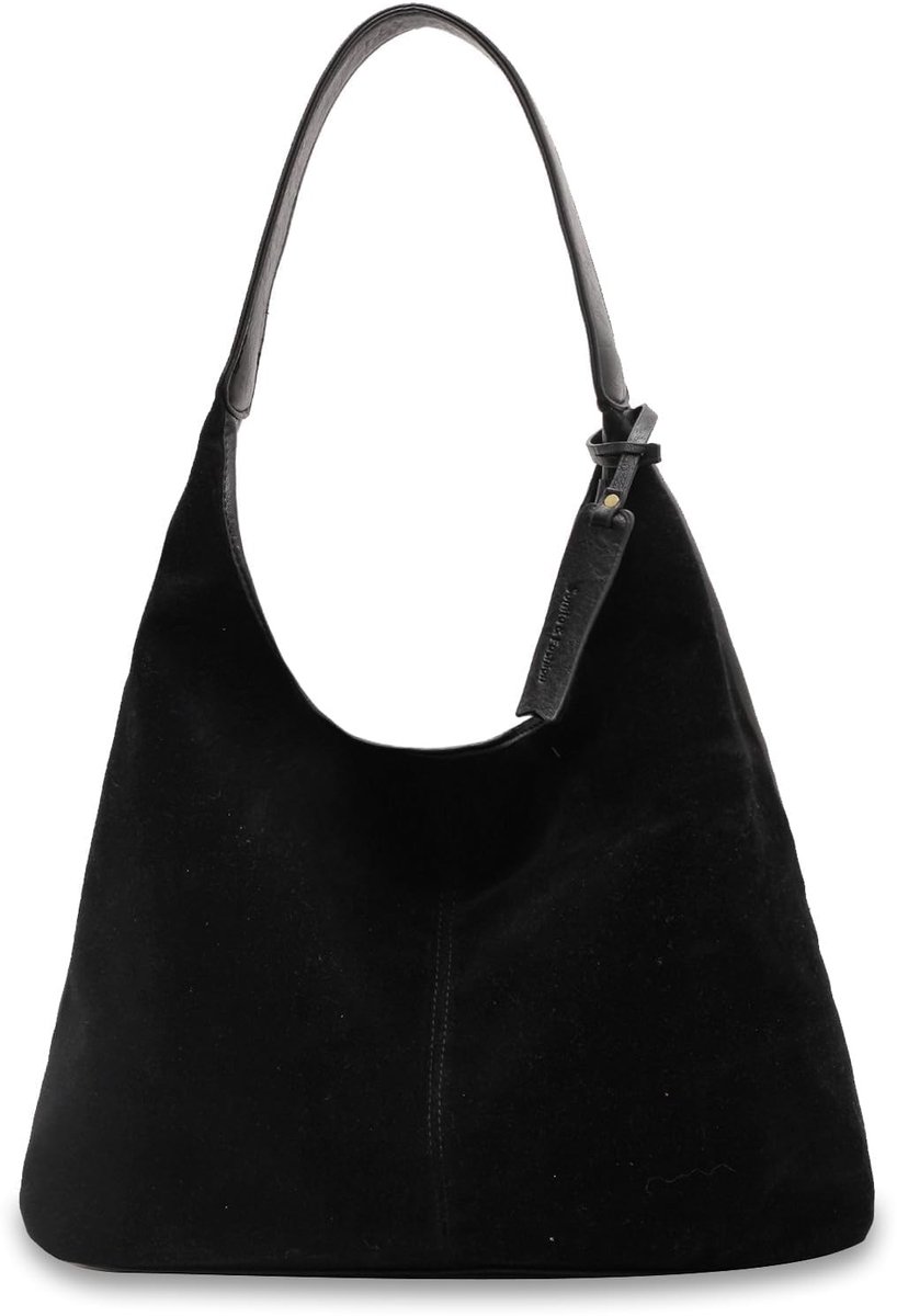 Dailygoods - Aucuu Tote tassen voor vrouwen, schoudertas, suède lederen hobo-tas, suède draagtas, suède tas, slouchy schoudertassen met grote capaciteit, handtassen voor school, werk, winkelen, reizen, dagelijks