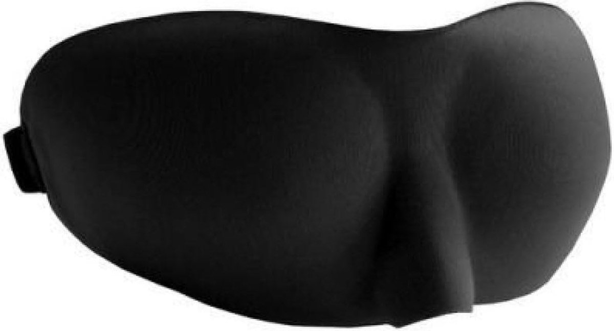 Thijox - 2 Stuks Luxe 3D Slaapmasker - Reizen, Slapen, Zwart - Verstelbare Hoofdband, Zachte Velvet Stof voor Comfortabel Slapen