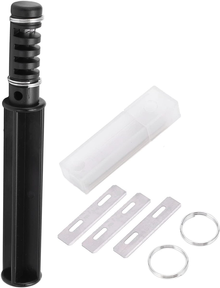Dailygoods- Koordmes Roterend Snijgereedschap - 3-bladige Messen - Slijtvast - Duurzaam - Voor Beginners/Professionals - Glanzend Snijden