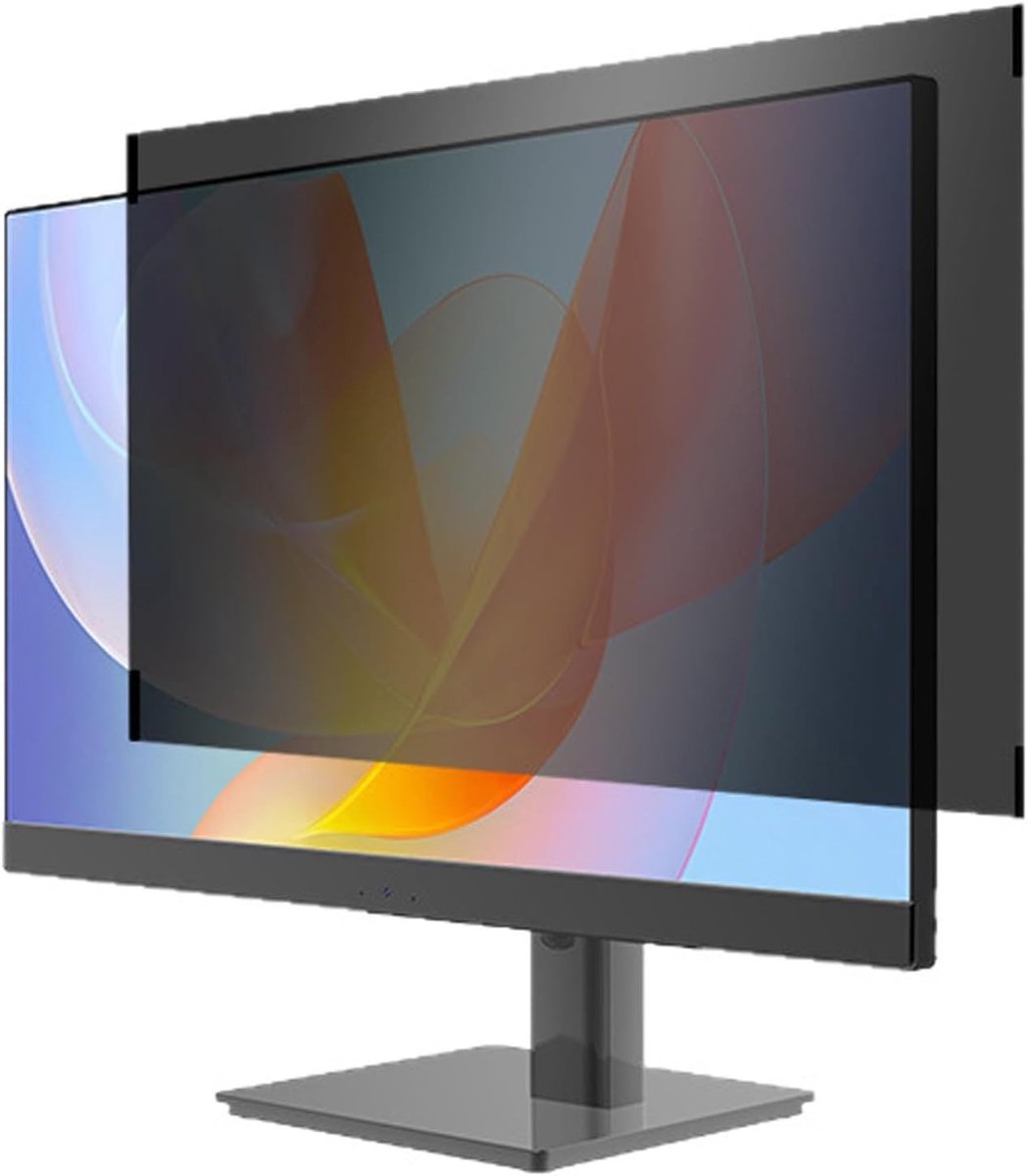 27 Inch Computerprivacyschermfilter, Magnetische Blauwlichtbeschermer voor 16:9 Breedbeeldschermen, Bescherming tegen Inbreuk op Privacy en Oogvermoeidheid