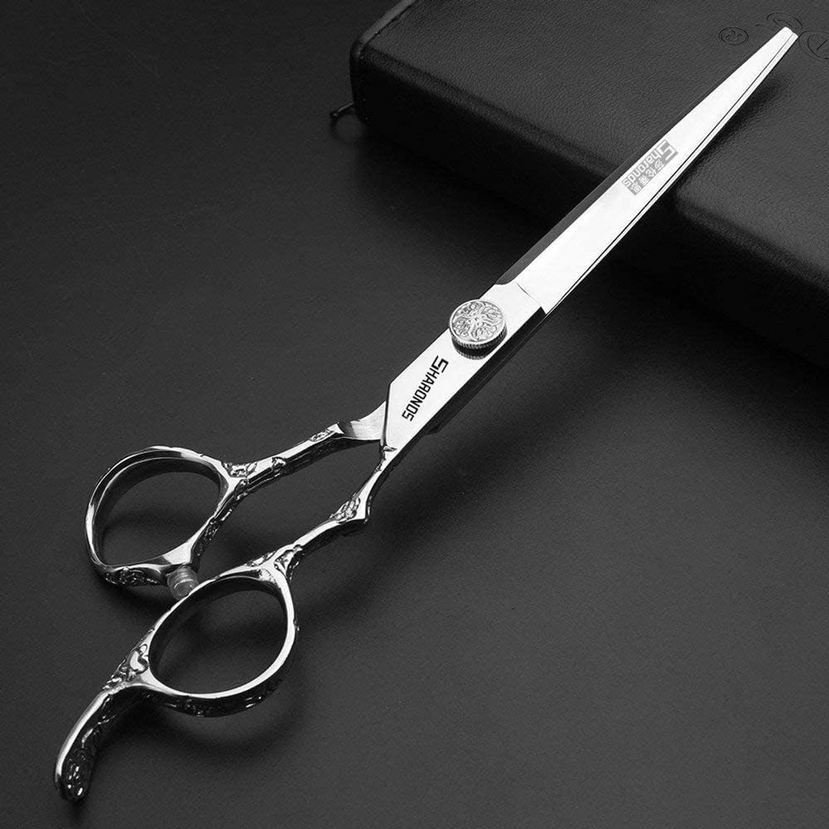 Professionele Kappersschaar 15/7cm Recht Knippen met Ergonomische Handgreep - 2 Stuks voor Precisie en Comfort