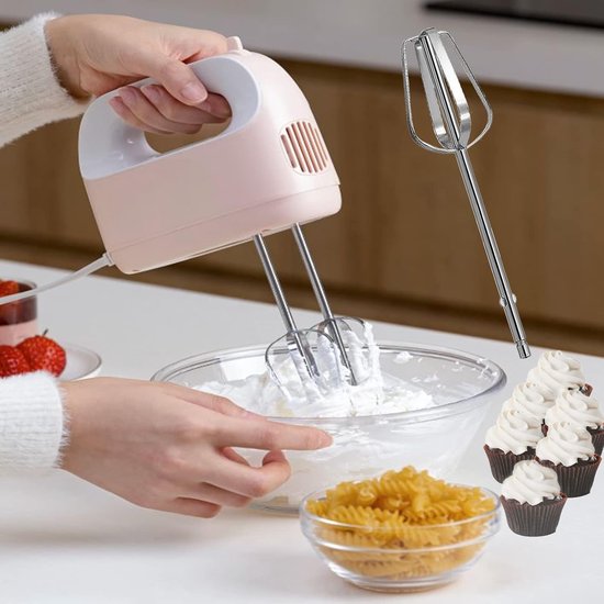 Mixer Accessoire Set: Garde, Deeg Haak en Klopper van Roestvrij Staal — afbeelding 2
