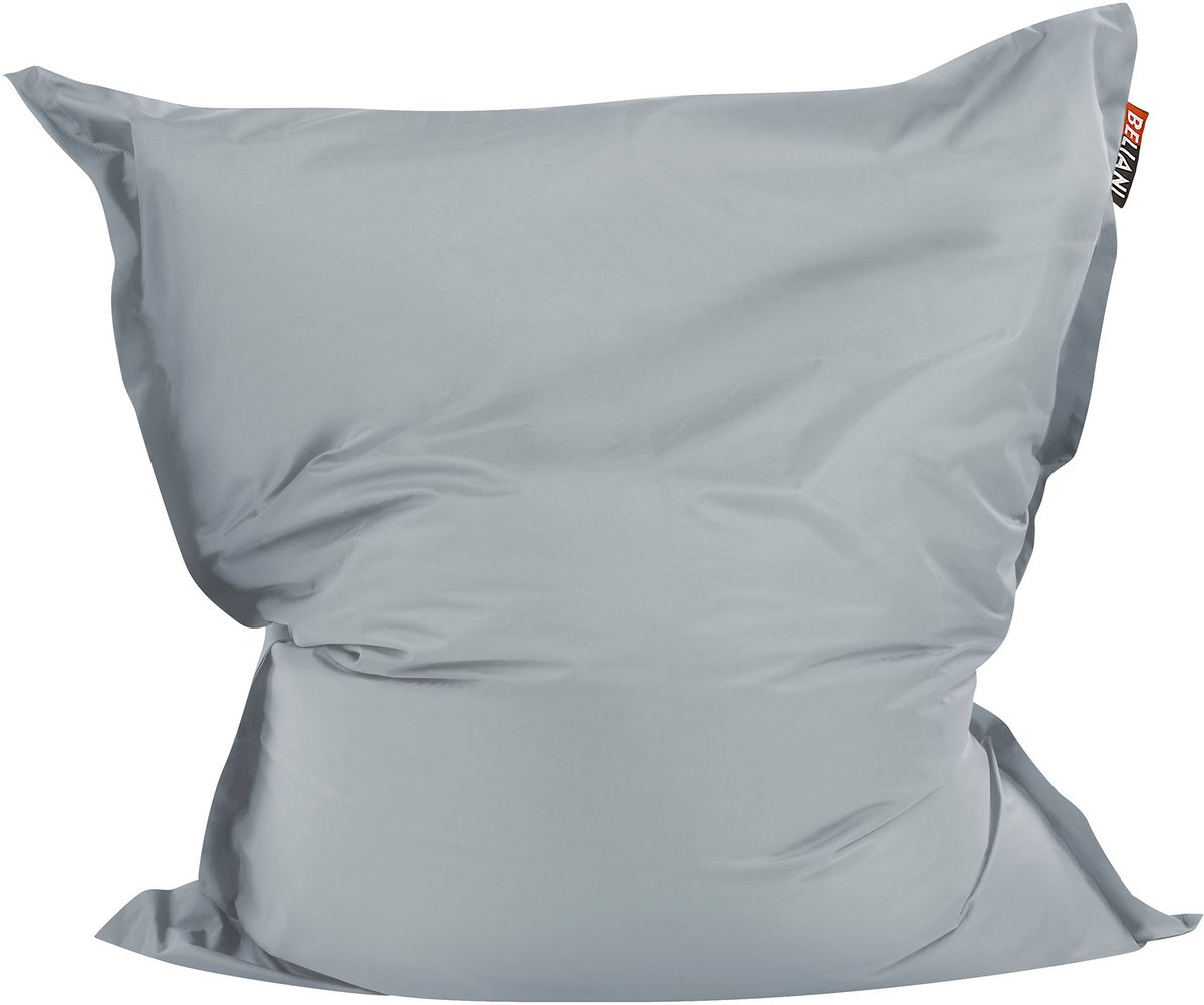 Beliani FUZZY - Zitzak - Lichtgrijs - 140 x 180 cm - Polyester