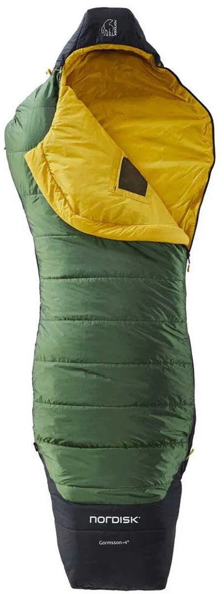 Nordisk Gormsson +4° Curve Slaapzak XL, zwart/groen van Merkloos — afbeelding 2
