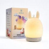 Babje Snoozly White Noise Machine & Nachtlampje - 25 Rustgevende Geluiden - Bluetooth Speaker - Dimbaar LED Nachtlampje - Siliconen - Timer - Oplaadbaar