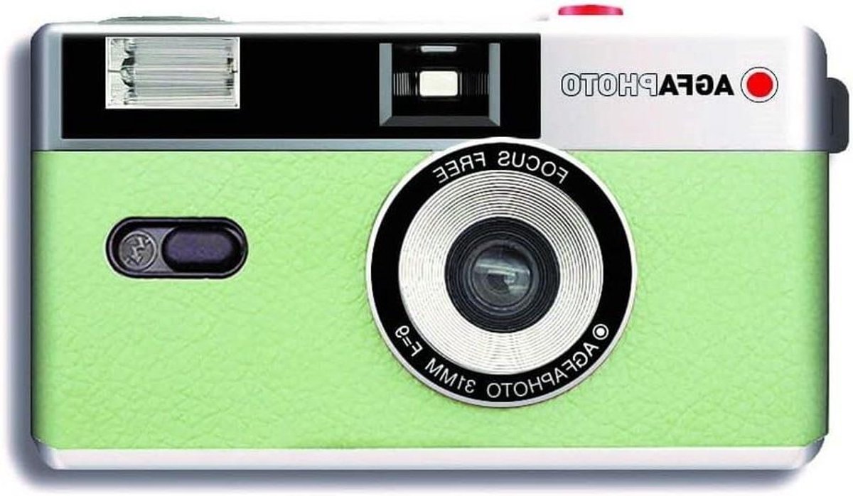 Compacte Camera - Film Camera - Foto's Maken - Herbruikbaar Ontwerp - One Size - Mintgroen