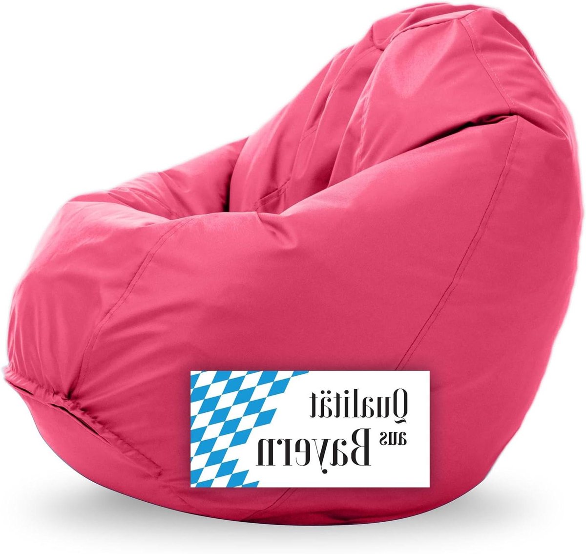 Zitzak Classico - Beanbag XL - Ontspannen lezen - Voedselveilige parelvulling - 90 x 90 cm - Roze