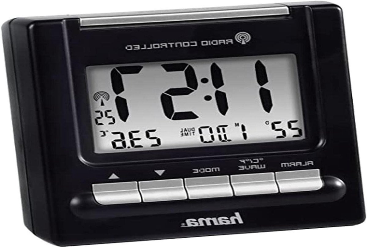 Digitale Wekker Radio - Wekker met Radio - Wakker Worden - Dubbel Alarm - LED Display - Zwart
