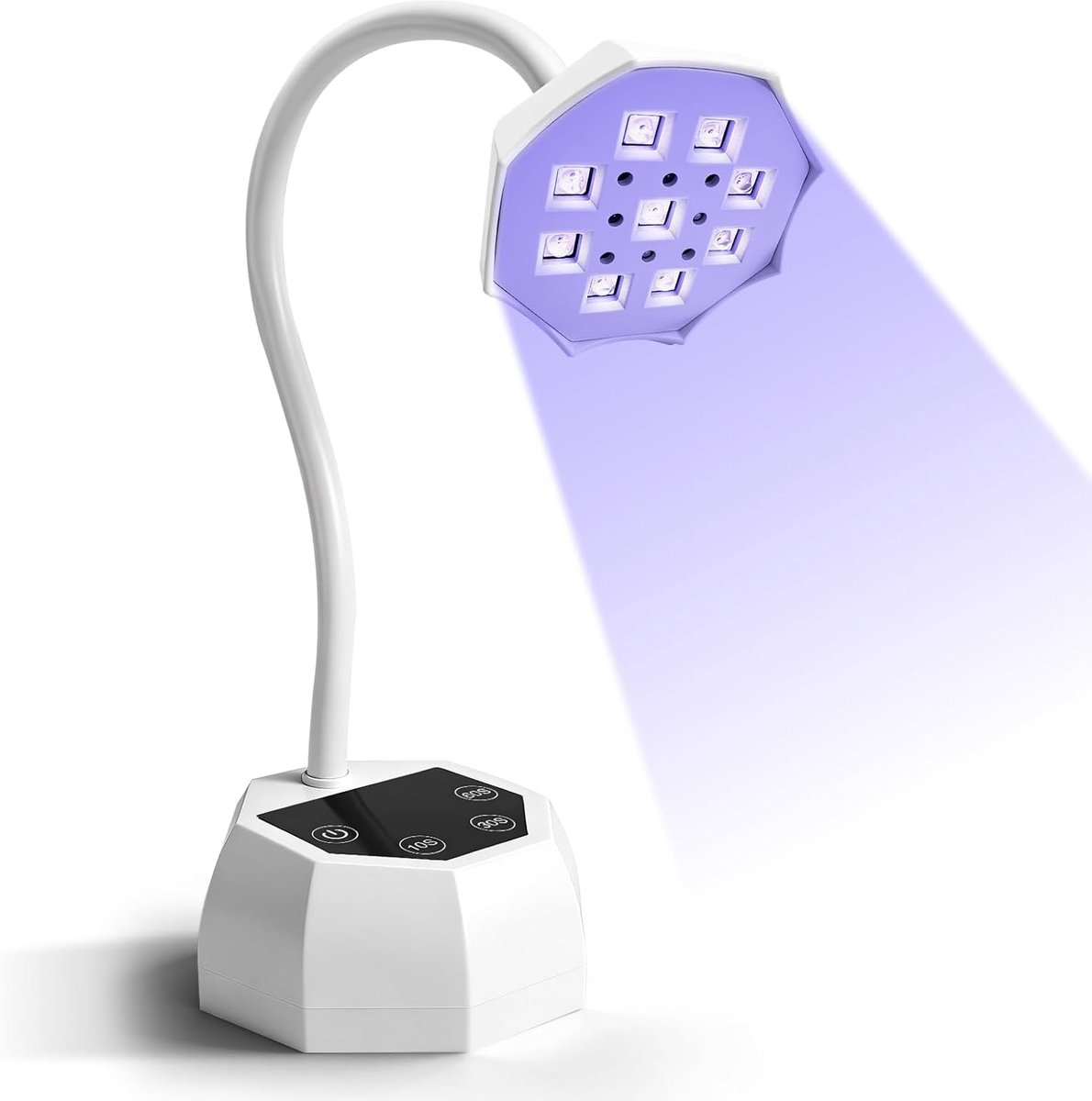 Nagellamp: Intelligente Sensor (Hand binnen=Aan/buiten=Uit) 48W 365+395nm Dubbele Golflengte