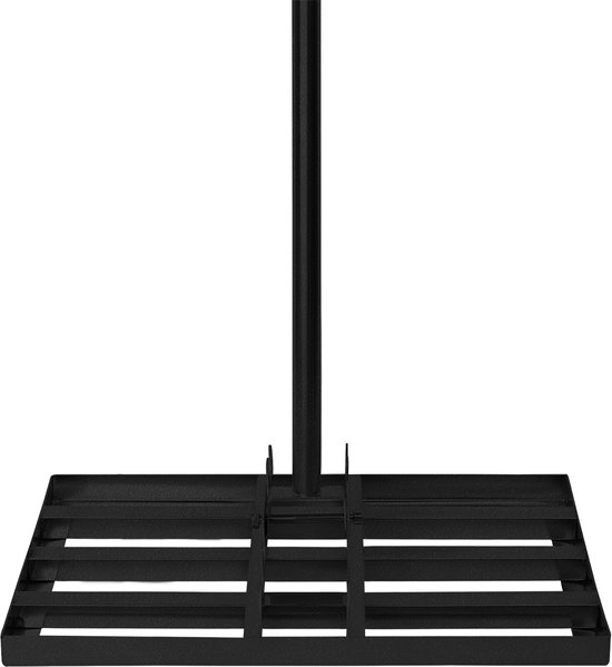 Grastrimmer Hark, Egaliseerhark, Gras leveler, Golf Grashark met Handvat voor het Egaliseren van Grasoppervlakken 50x25cm, Zwart — afbeelding 4