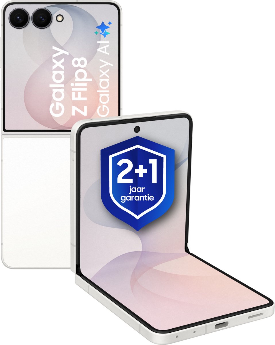 Samsung Galaxy Z Flip8 5G - Smartphone - 512GB - Cream + 1 jaar extra garantie