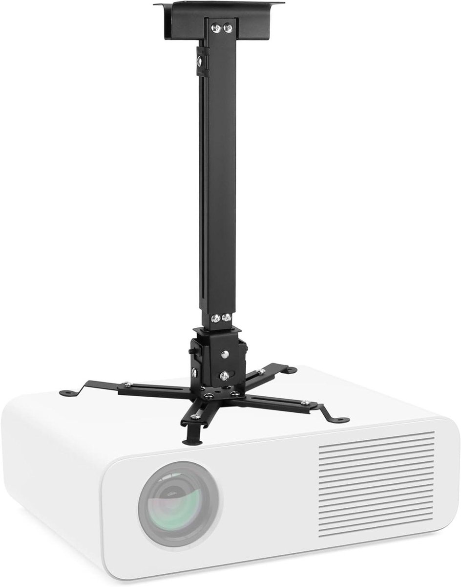 Projectormontage - Beamerhouder - Film Kijken - 360 Graden Draaibaar - 40-63 cm - Zwart