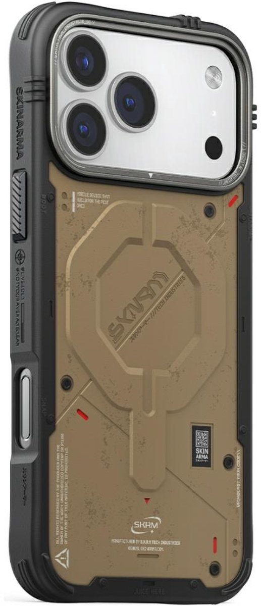 Skinarma Vigor MagSafe Hoesje voor iPhone 17 Pro Max kamienny