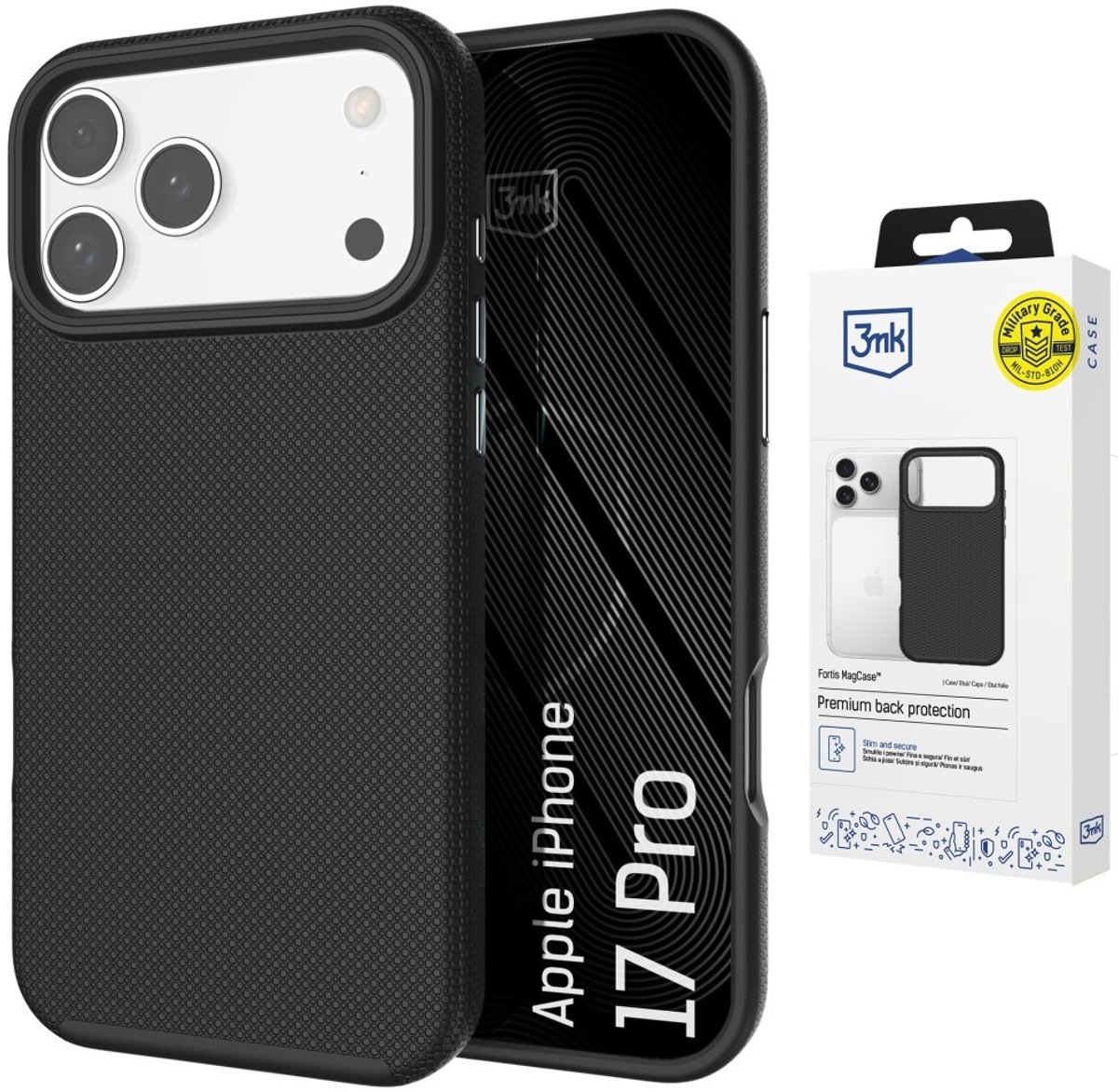 3MK Fortis MagCase Hoesje voor Apple iPhone 17 Pro