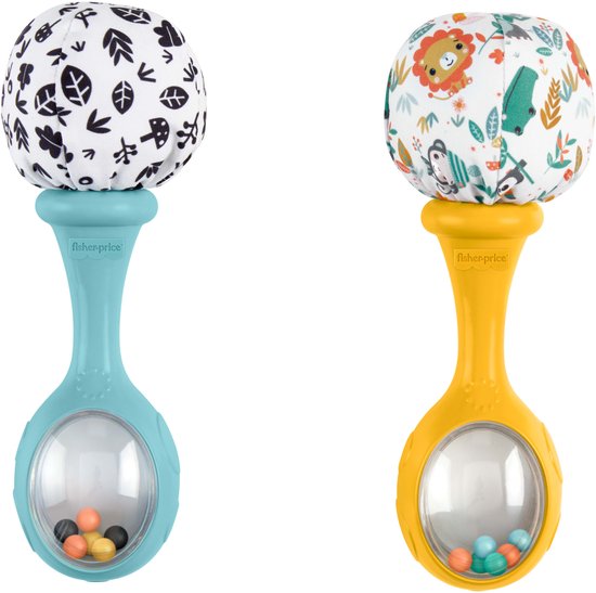 Fisher-Price Schud en Rammel Sambaballen - Rammelaar