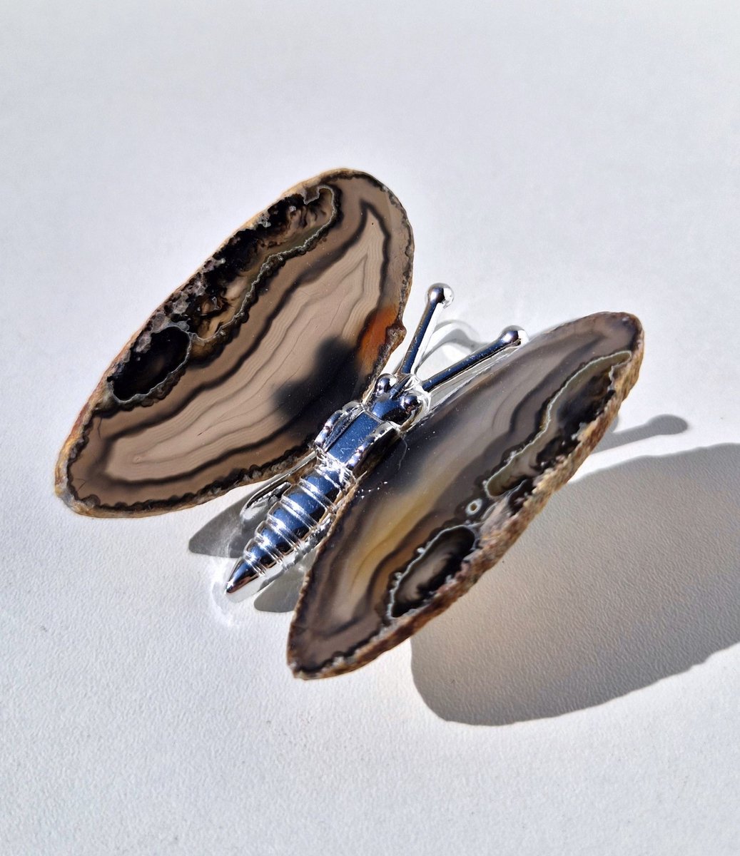 ThaleiaDesign - Agaat vlinder - Edelstenen en Mineralen - kristallen - Spiritualiteit - Woondecoratie - valentijn - liefde - cadeau - cadeautje vrouw - moederdag cadeau