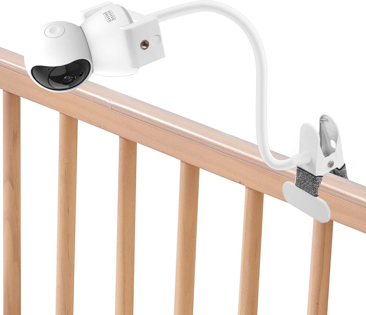 SnelShoppen - Universele Baby Monitor Houder - Baby Camera Houder - 360° Verstelbare Bevestiging - Stabiele Klem - Geschikt voor Meeste Baby Monitors