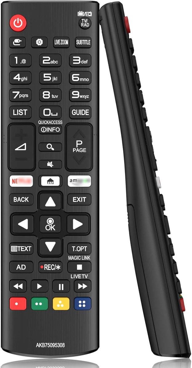 Thijox - Universele Afstandsbediening voor LG Smart TV Remote Origineel - Compatibel, Handzaam en Gebruiksvriendelijk - 1 stuk