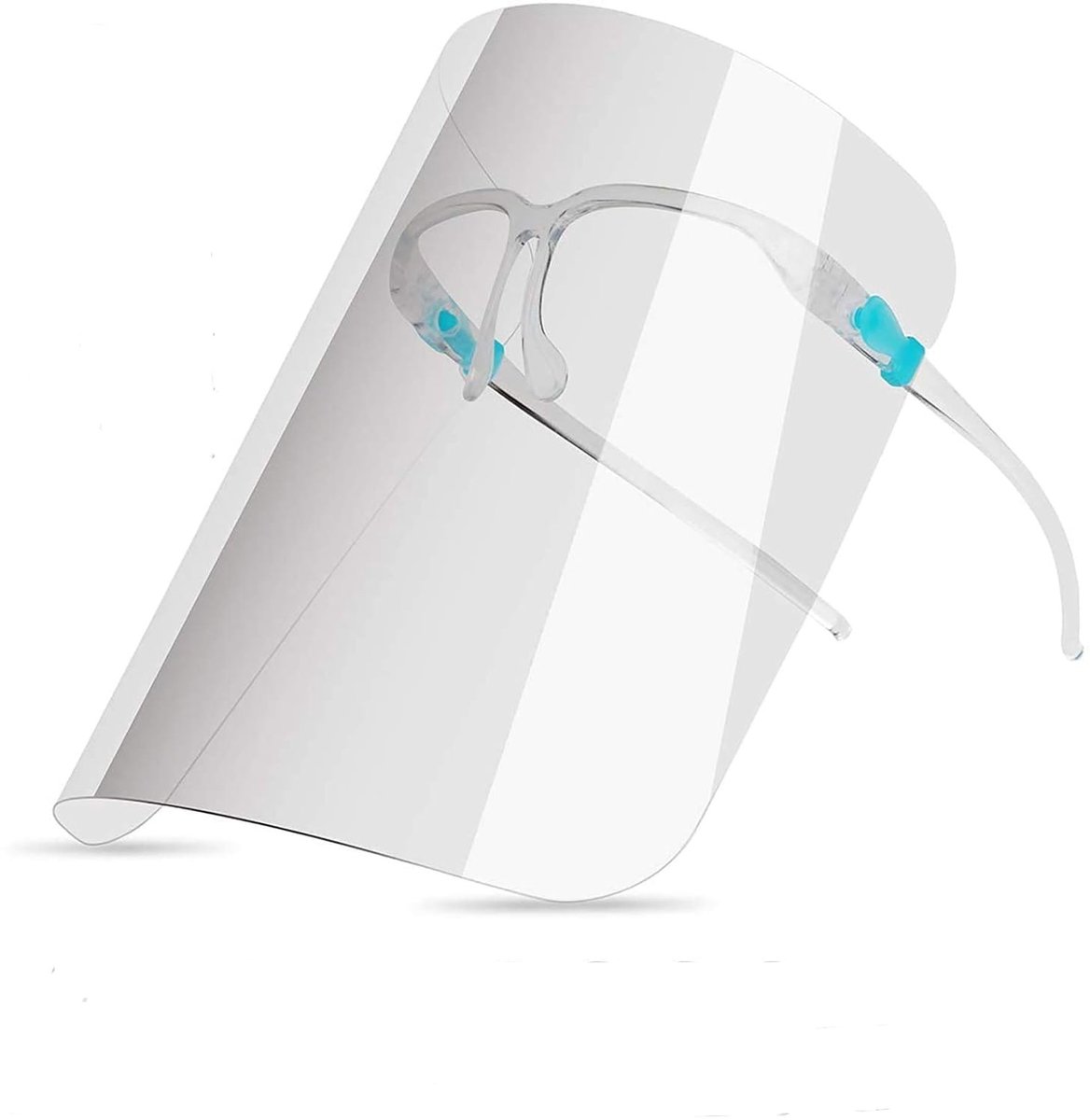 Daity 6 stuks — Spatscherm Gezichtscherm – Unisex set beschermende gelaatsschermen – Condensvrije gelaatsschermen – Voor bescherming van ogen en gezicht