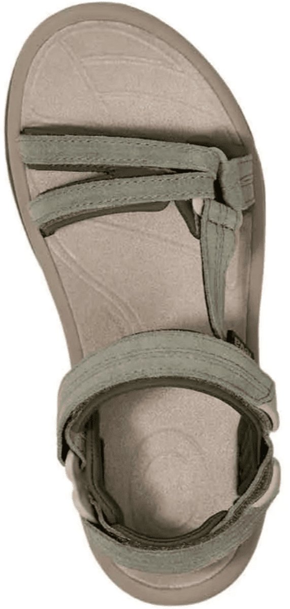 Teva Terra Fi Lite Suede Sandalen Vrouw Groen