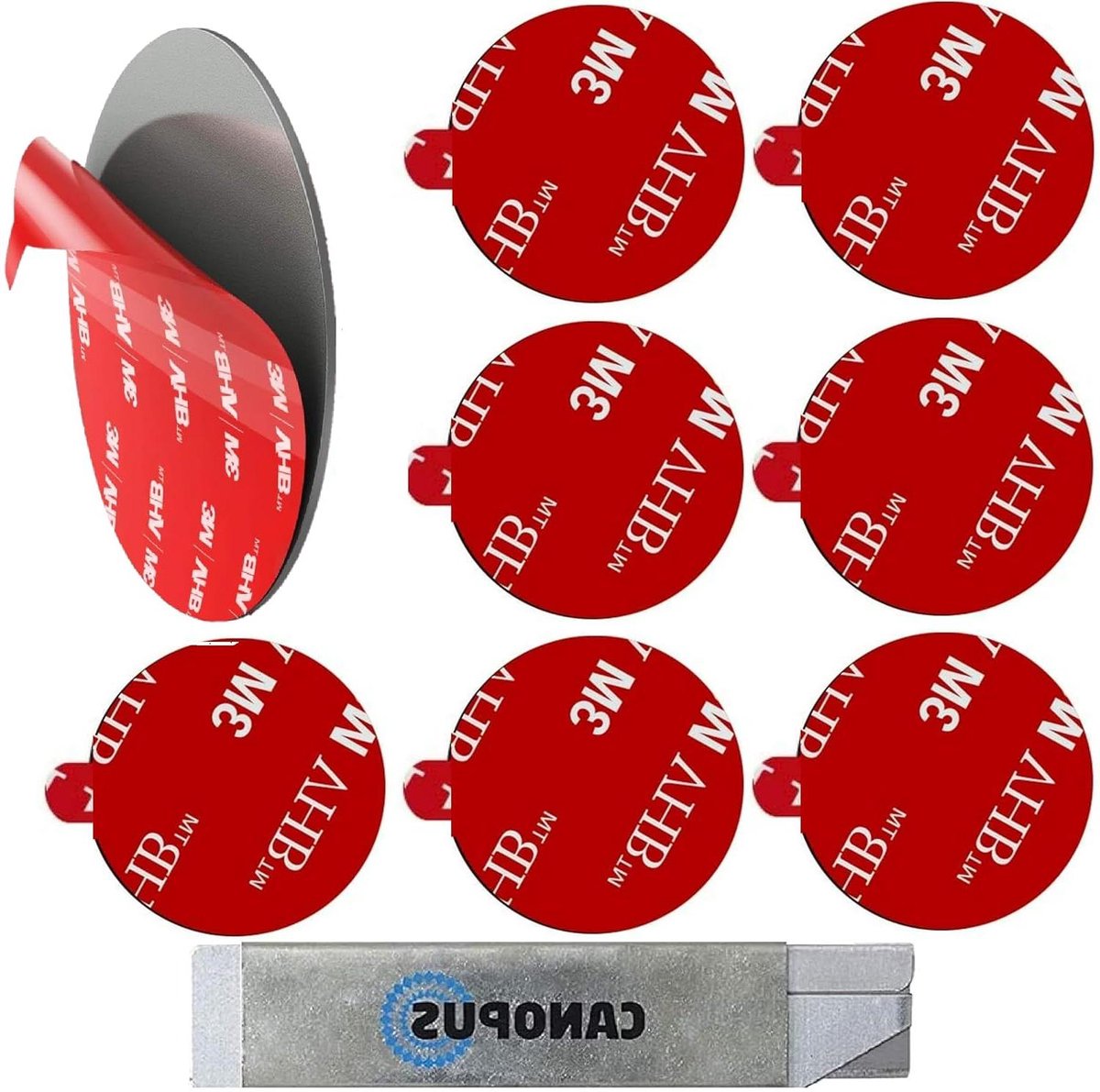 Zelfklevende Pads - Dubbelzijdig - Montage Klussen - Extra Sterk - 8 Stuks 25mm - Zwart
