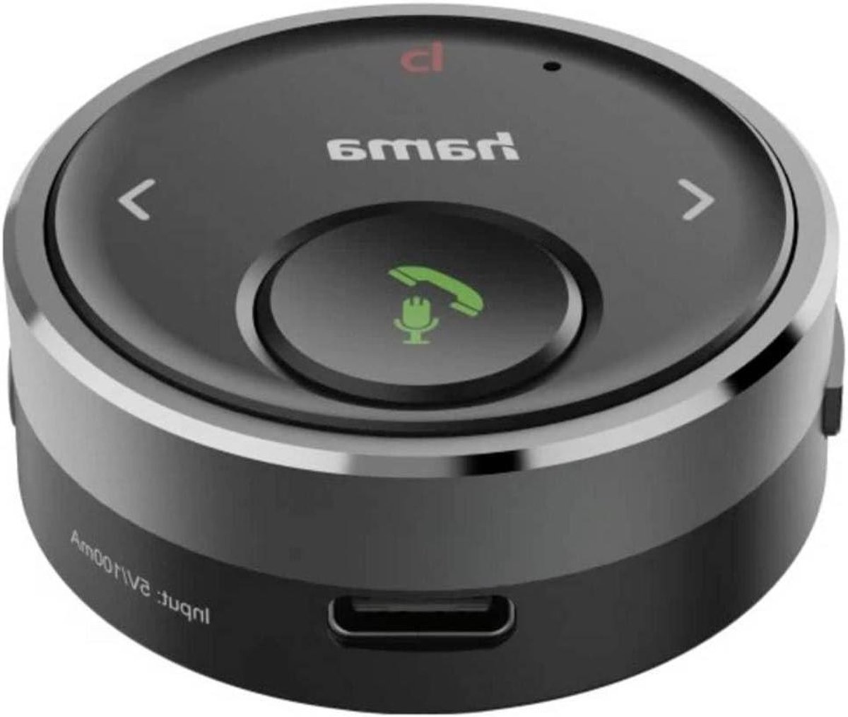 Bluetooth Ontvanger Auto - Muziek Adapter - Draadloos Muziek Streamen - Handsfree Bellen - AUX Ingang - Zwart