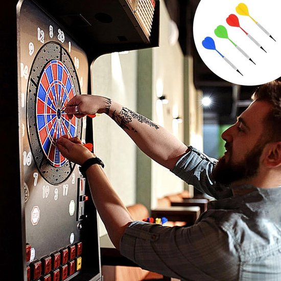 Dartpijlen Set - Zachte Darts - Vaardigheden Trainen - Stevig Ijzeren Lichaam - 12 Stuks - Meerdere Kleuren — afbeelding 2