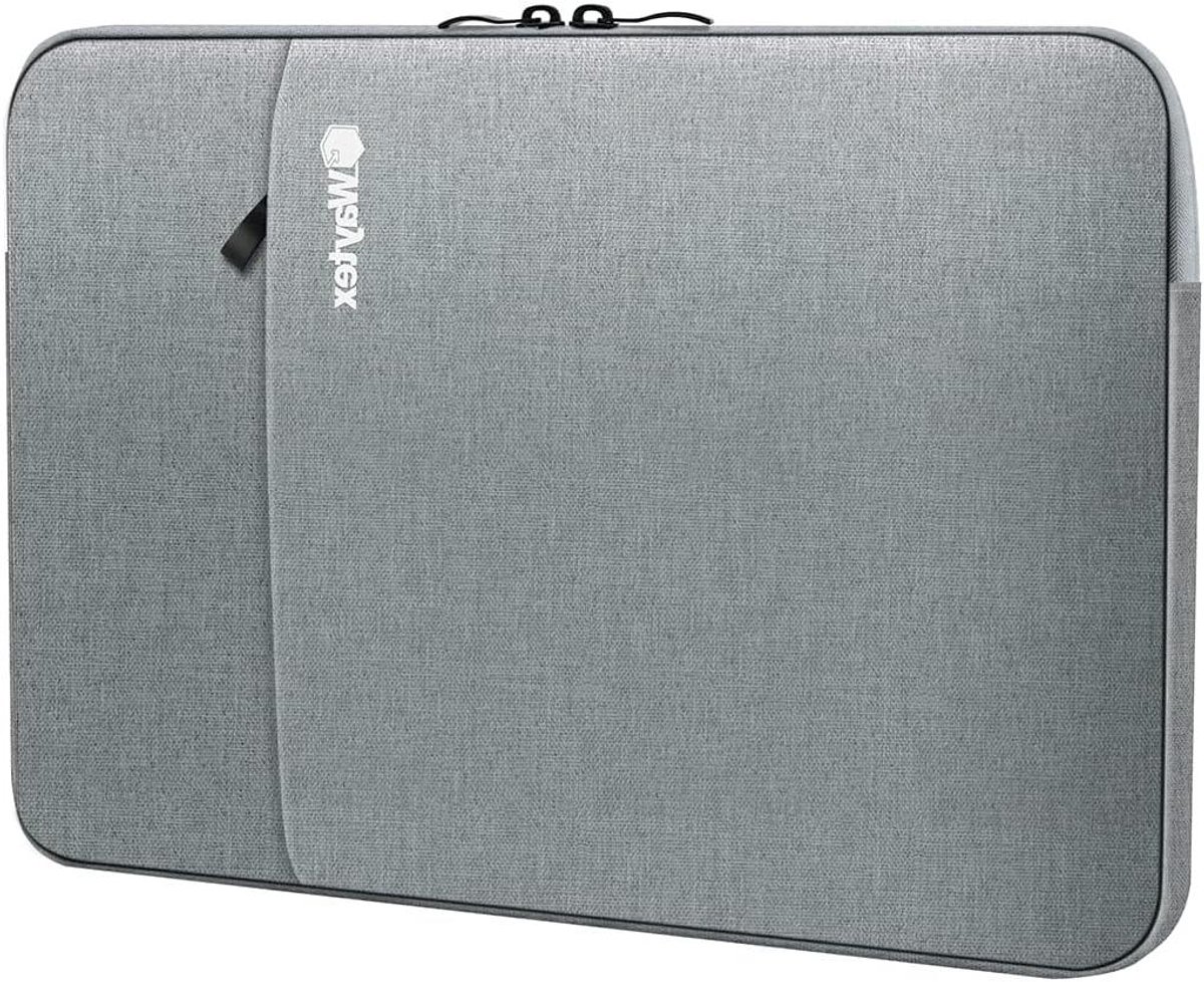 Laptophoes 15 inch - Beschermhoes Notebook - Veilig Transport - Waterdicht Schokbestendig - 41 x 30 x 4 cm - Lichtgrijs