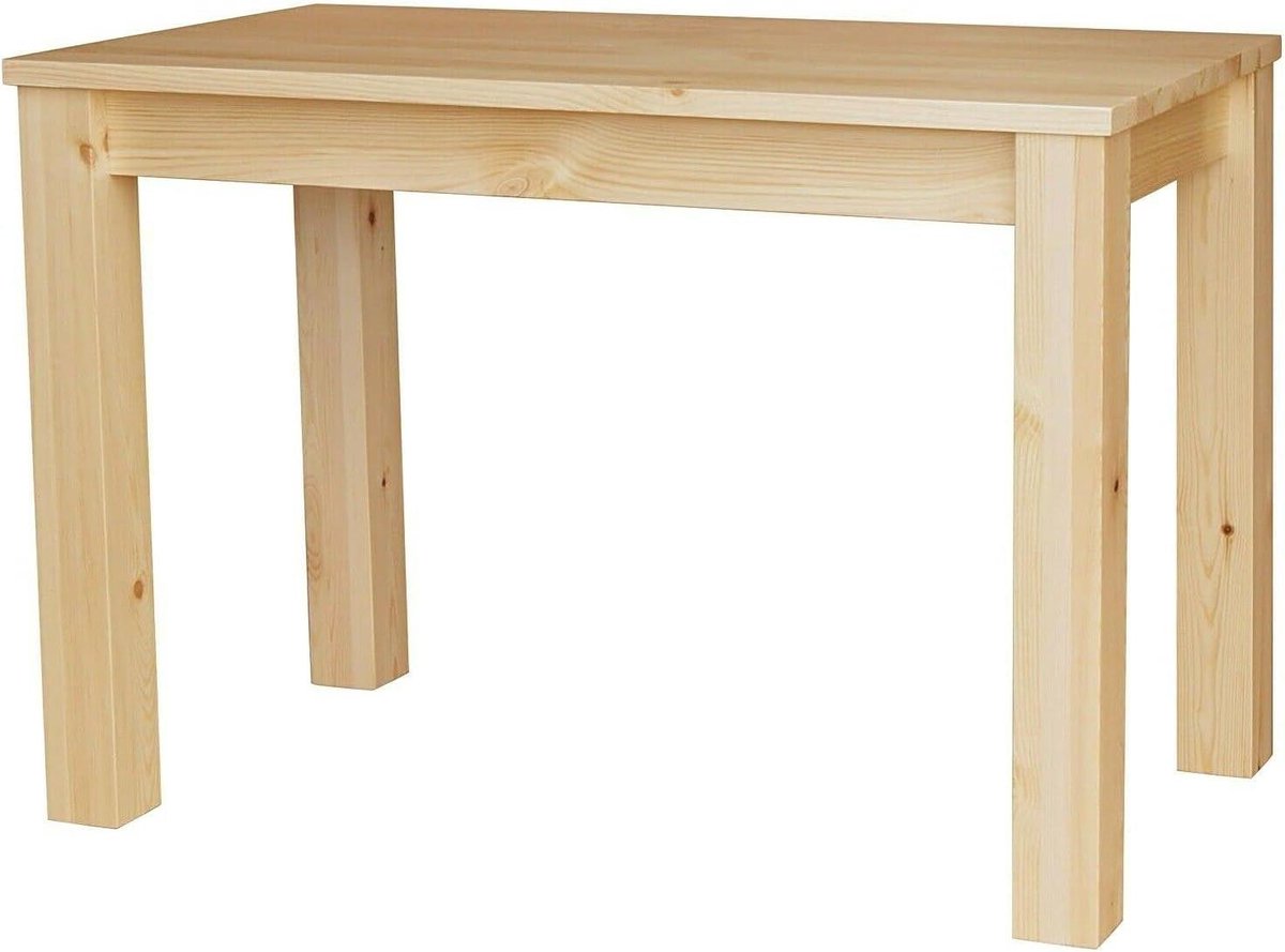 Eettafel Hout - Restaurant Tafel - Gezellig Tafelen - Handgemaakt Massief - 75 cm Hoog - Onbehandeld