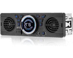 Auto Radio - MP3 Speler - Muziek Luisteren - Ingebouwde Bluetooth - 1 DIN - Zwart