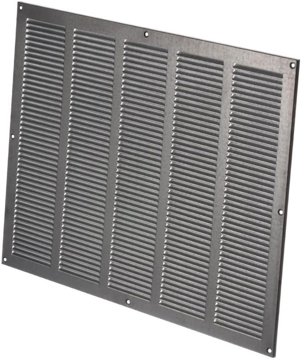 Ventilatierooster - Luchtstroom rooster - Luchtcirculatie verbeteren - Geïntegreerd insectenhor - 50x40 cm - Verzinkt
