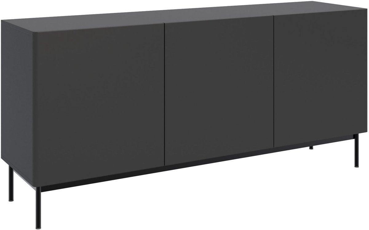 Selsey Olio – Hoog TV-meubel met 3 deuren - kasjmier - 160cm